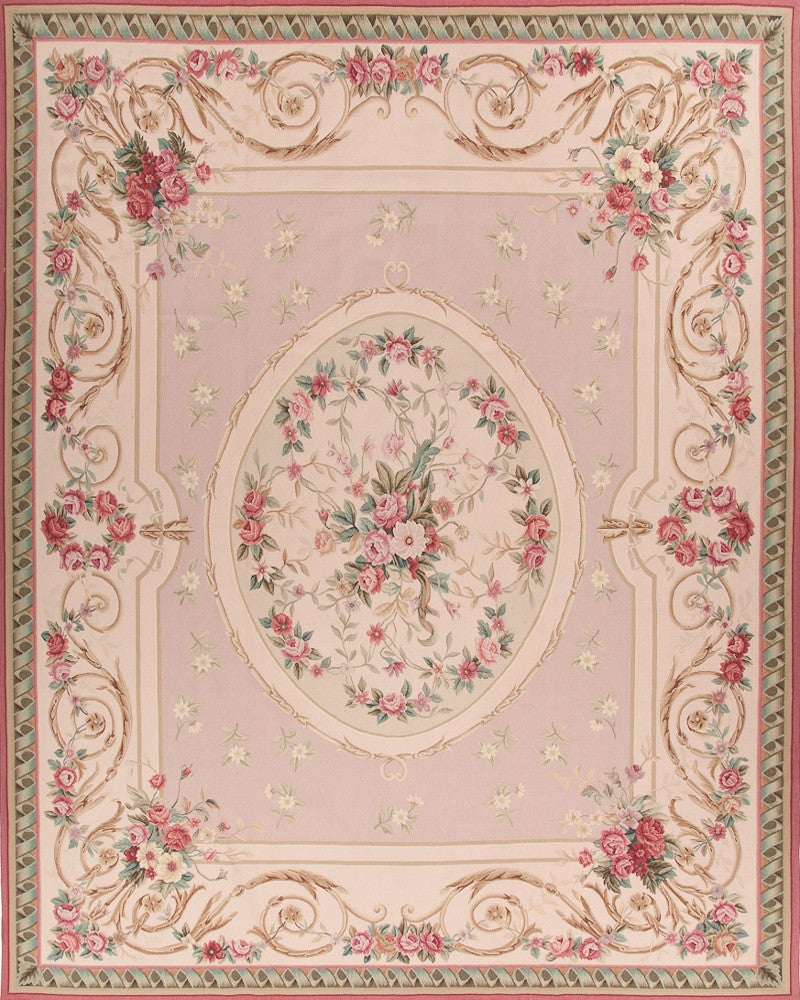Chambery Rose Aubusson Rug