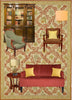 Flowing Coral CR Needlepoint Rug