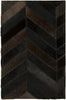 Herringbone COL Cowhide Rug