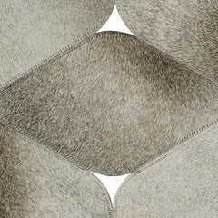 Cusion GRY Cowhide Rug