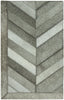 Herringbone GRY Cowhide Rug